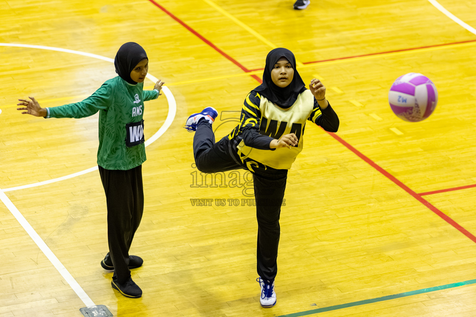Day 8 of 26th Inter-School Netball Tournament 2025 was held in Social Center Indoor Hall on Sunday, 26th October 2025. Photos: Hassan Simah / images.mv