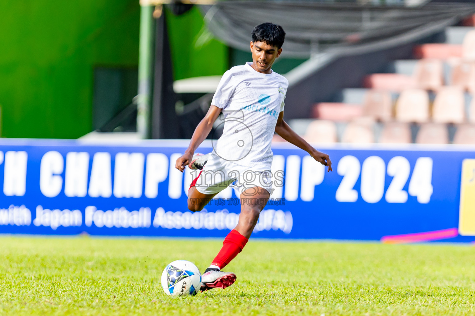 United Victory vs Club Green Street in Day 4 of Under 19 Youth Championship 2024 was held at National Stadium in Male', Maldives on Thursday, 13th June 2024. Photos: Nausham Waheed / images.mv