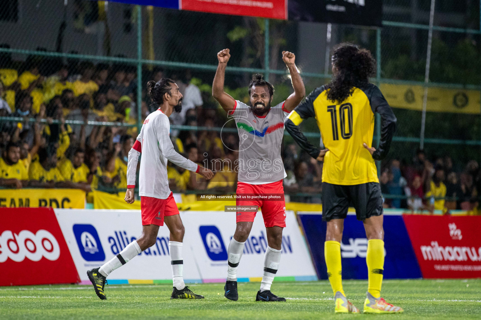 Team FSM Vs Prisons Club in the Semi Finals of Club Maldives 2021 held in Hulhumale, Maldives on 15 December 2021. Photos: Shuu Abdul Sattar / images.mv