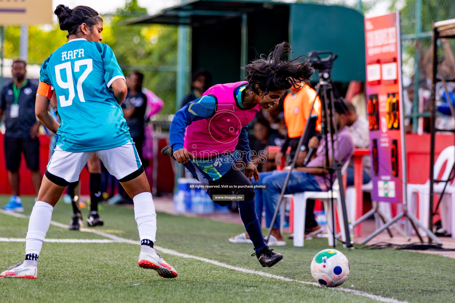 WAMCO vs MACL in 18/30 Futsal Fiesta Classic 2023 held in Hulhumale, Maldives, on Tuesday, 18th July 2023 Photos: Hassan Simah / images.mv