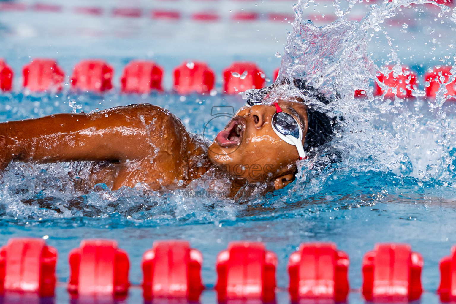 Day 3 of 20th BMLInter-school Swimming Competition 2024 held in Hulhumale', Maldives on Monday, 14th October 2024. Photos: Nausham Waheed / images.mv