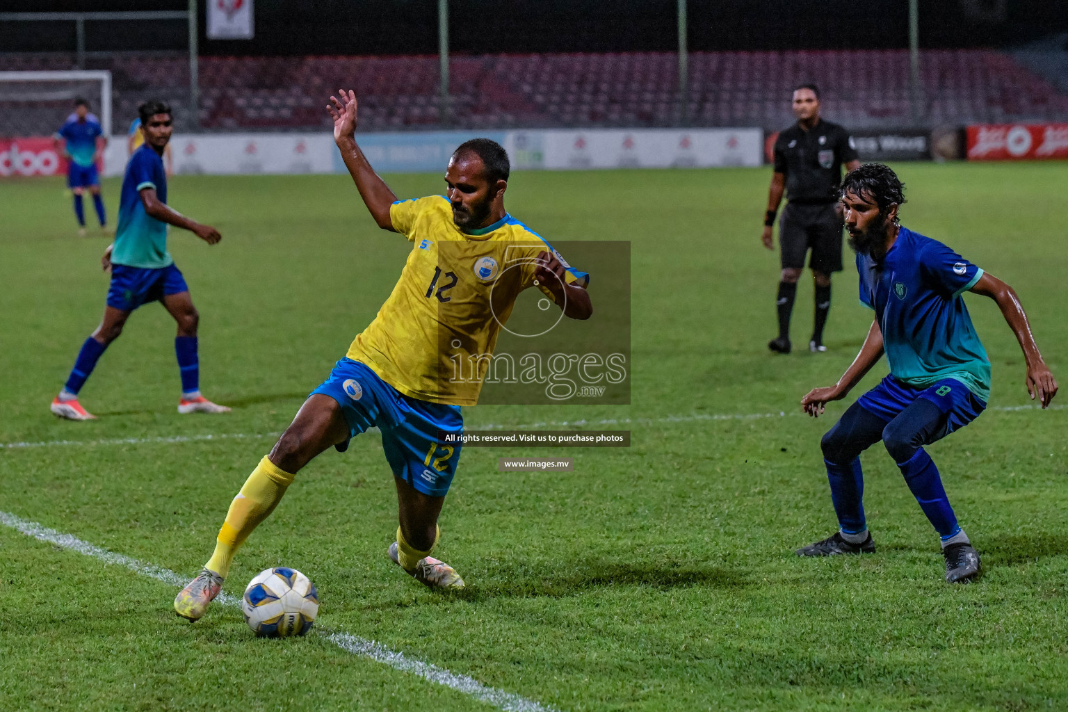 Club Valencia vs Super United sports in the FA Cup 2022 on 18th Aug 2022, held in National Football Stadium, Male', Maldives Photos: Nausham Waheed / Images.mv