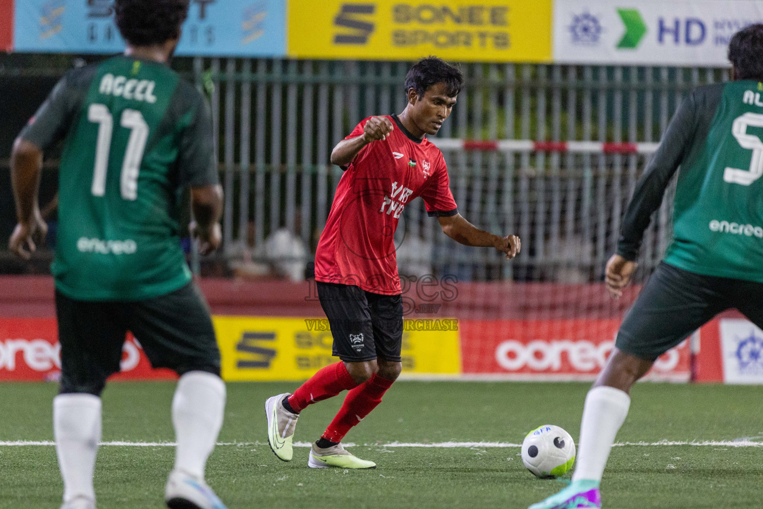 HDh Vaikaradhoo vs HDh Makunudhoo in Golden Futsal Challenge 2024 was held on Tuesday, 16th January 2024, in Hulhumale', Maldives Photos: Ismail Thoriq / images.mv