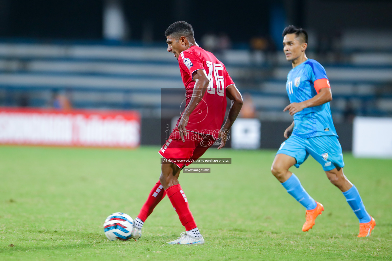 Lebanon vs India in the Semi-final of SAFF Championship 2023 held in Sree Kanteerava Stadium, Bengaluru, India, on Saturday, 1st July 2023. Photos: Nausham Waheed, Hassan Simah / images.mv