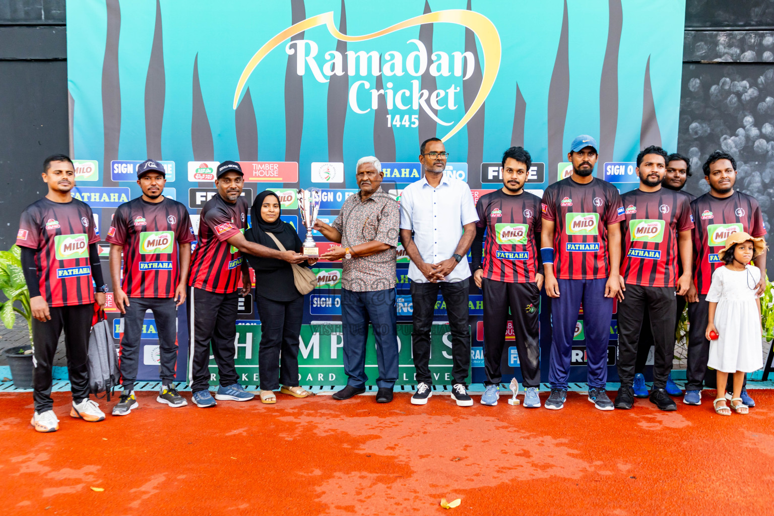 Final of the Office Tournament of Milo Ramadan Cricket Carnival held on 29th March 2024, in Ekuveni Cricket Grounds, Male', Maldives. Photos: Nausham Waheed / Images.mv