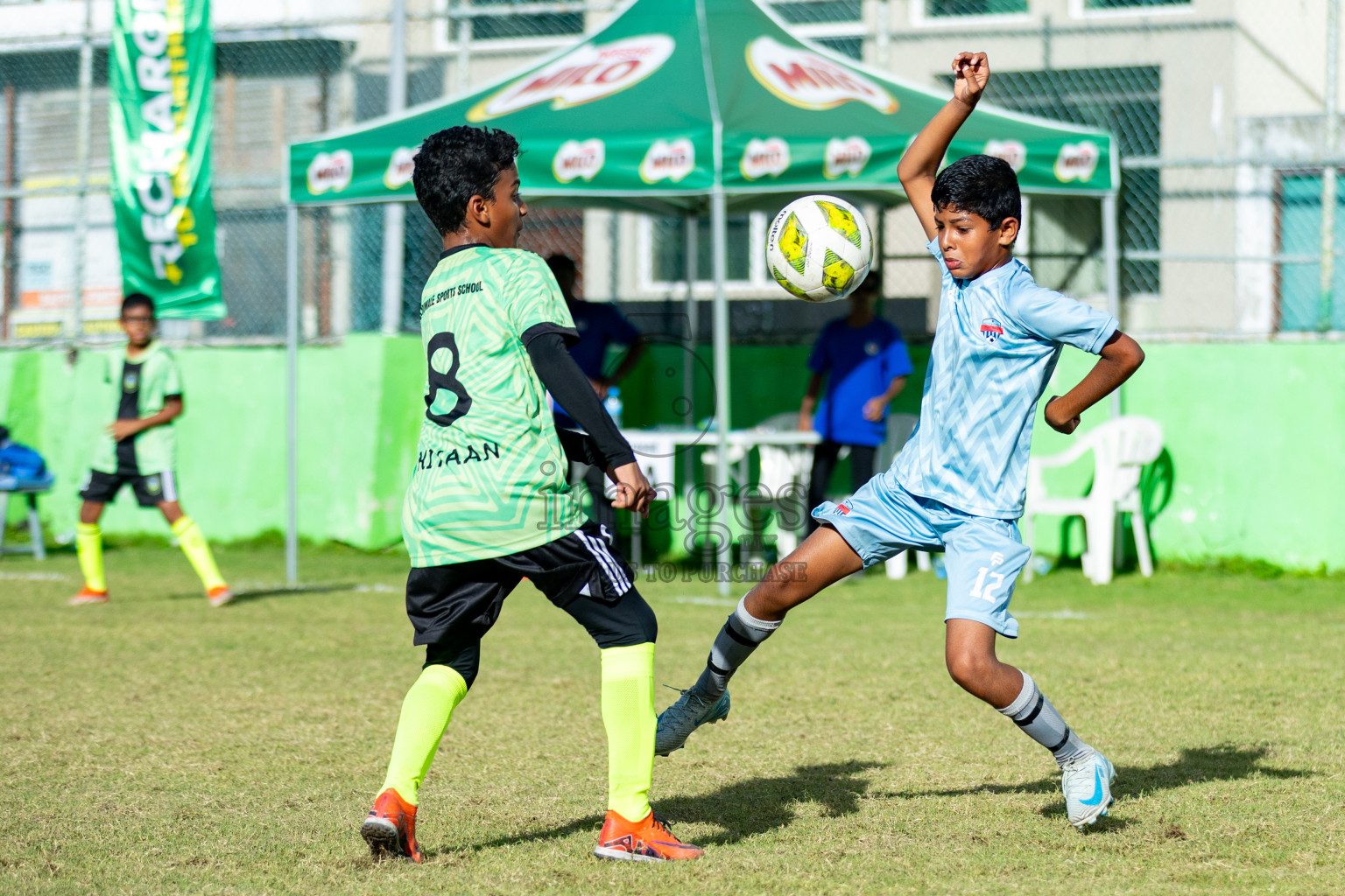 Day 3 of MILO Academy Championship 2025 (U-12) was held at Henveiru Stadium in Male', Maldives on Saturday, 3rd May 2025. 
Photos: Hassan Simah  / images.mv