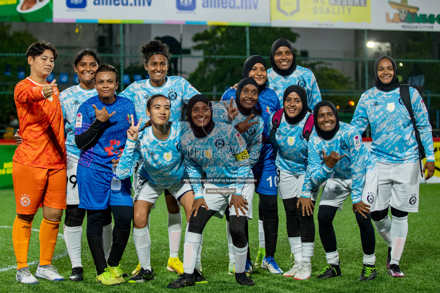 MPL vs Club MYS in Eighteen Thirty Women's Futsal Fiesta 2022 was held in Hulhumale', Maldives on Monday, 21st October 2022. Photos: Hassan Simah / images.mv