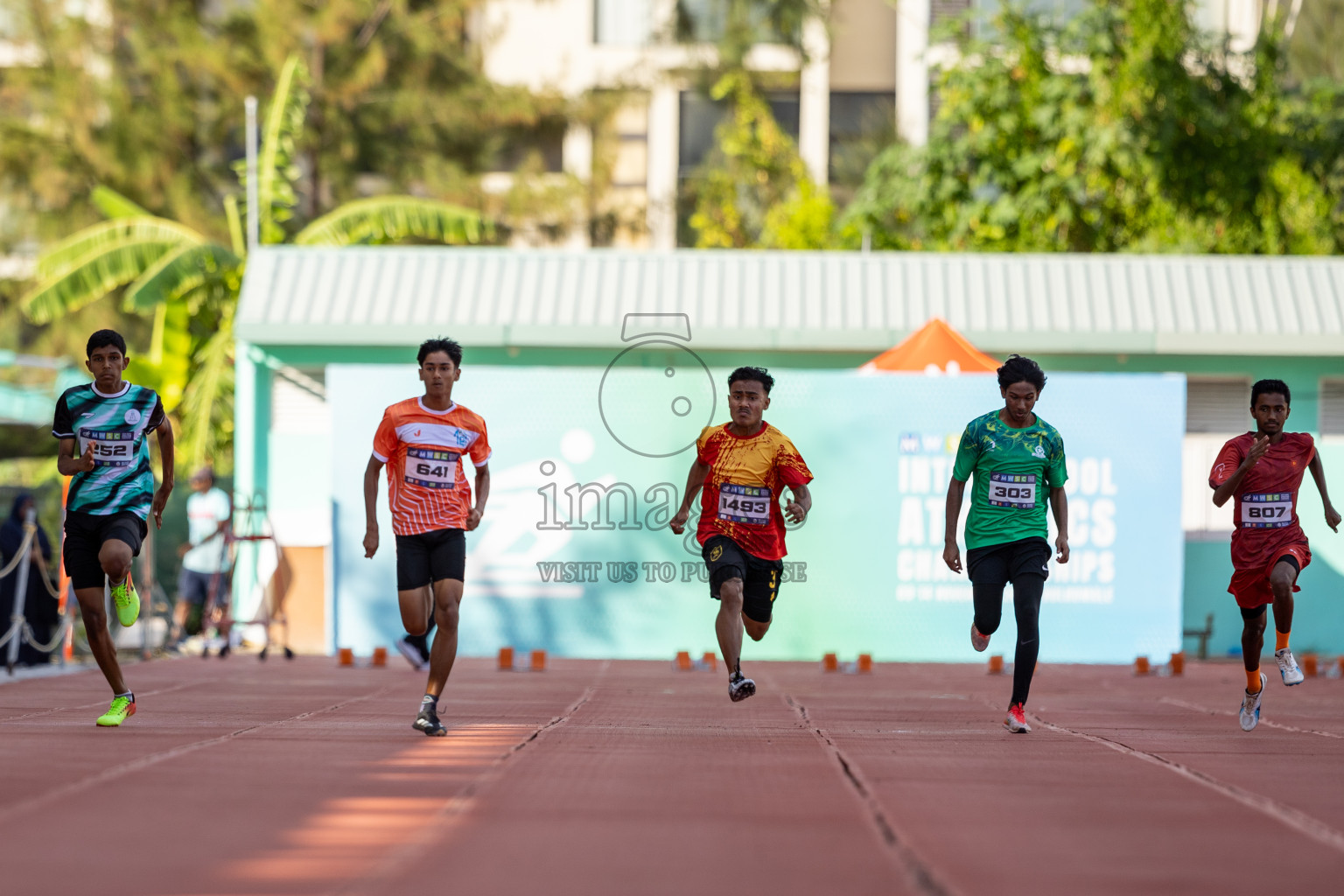 Day 1 of MWSC Interschool Athletics Championships 2024 held in Hulhumale Running Track, Hulhumale, Maldives on Saturday, 9th November 2024. Photos by: Ismail Thoriq / Images.mv