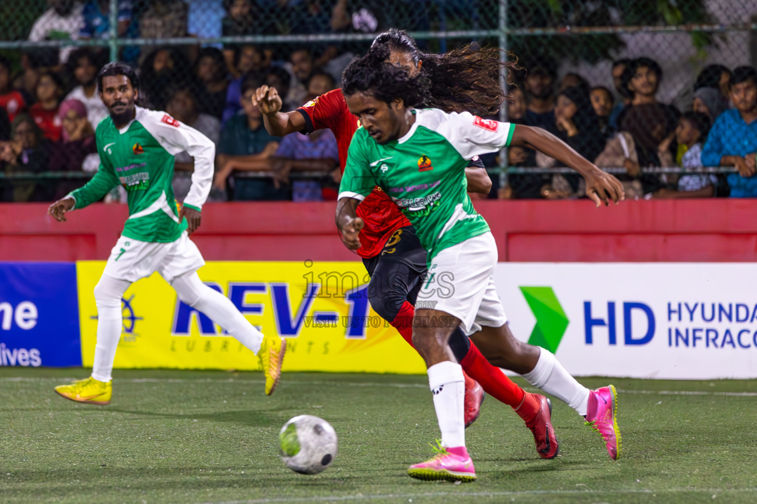 L Gan L Kalaidhoo in Day 12 of Golden Futsal Challenge 2024 was held on Friday, 26th January 2024, in Hulhumale', Maldives
Photos: Ismail Thoriq / images.mv