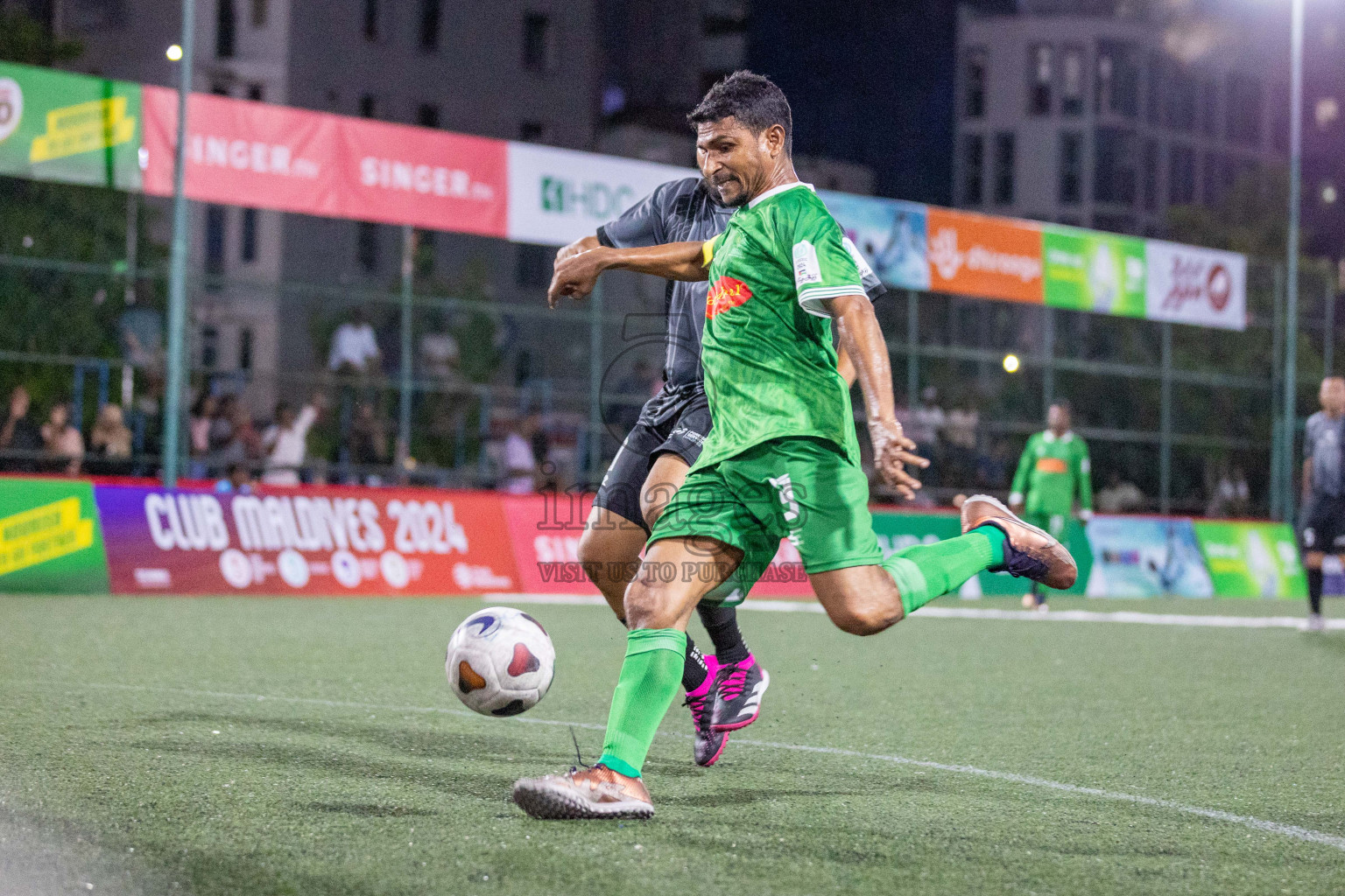 KHAARIJEE VS AGRI RC in Club Maldives Classic 2024 held in Rehendi Futsal Ground, Hulhumale', Maldives on Monday, 9th September 2024. 
Photos: Mohamed Mahfooz Moosa / images.mv