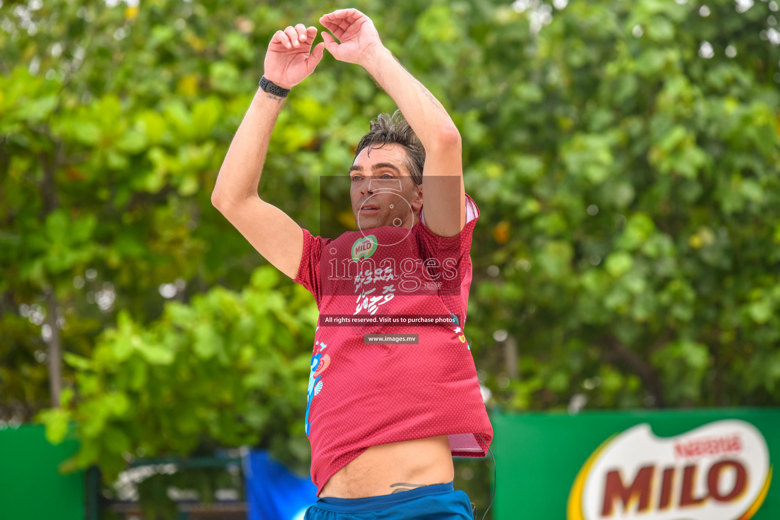 Vollyball players trainning session with Giba Photos by Nausham waheed