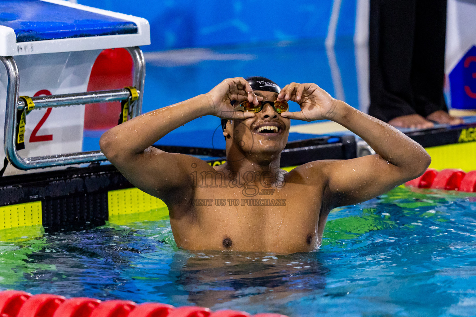 Day 5 of 20th Inter-school Swimming Competition 2024 held in Hulhumale', Maldives on Wednesday, 16th October 2024. Photos: Nausham Waheed / images.mv