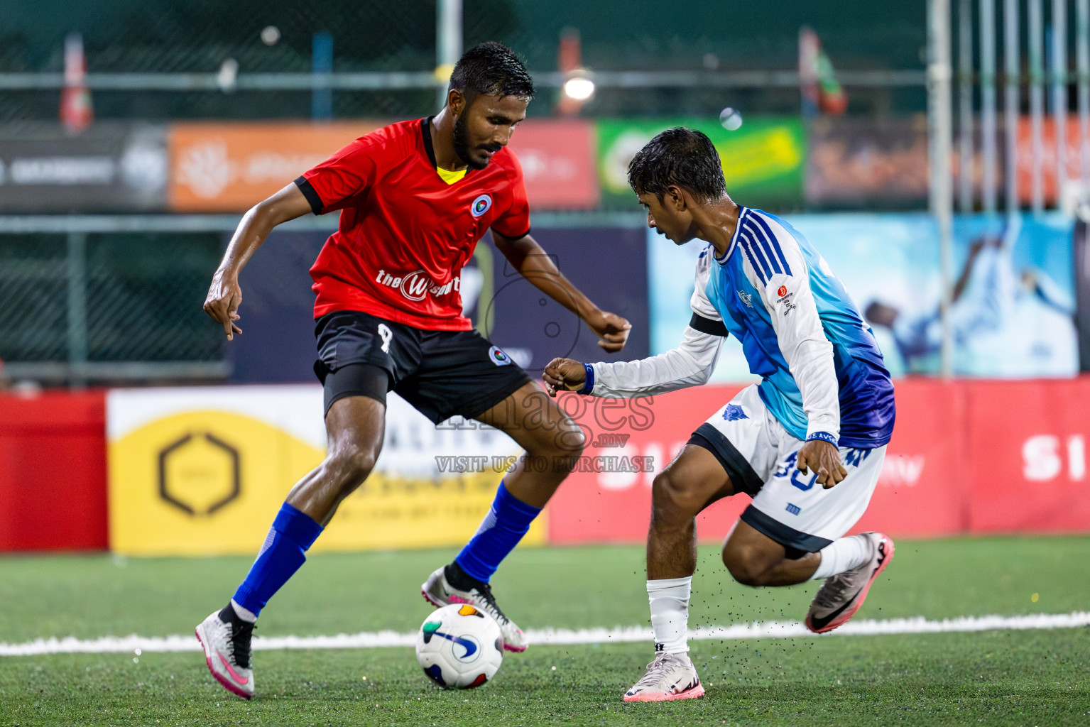 AVSEC vs POLICE in Club Maldives Cup 2024 held in Rehendi Futsal Ground, Hulhumale', Maldives on Tuesday, 24th September 2024. Photos: Shuu/ images.mv