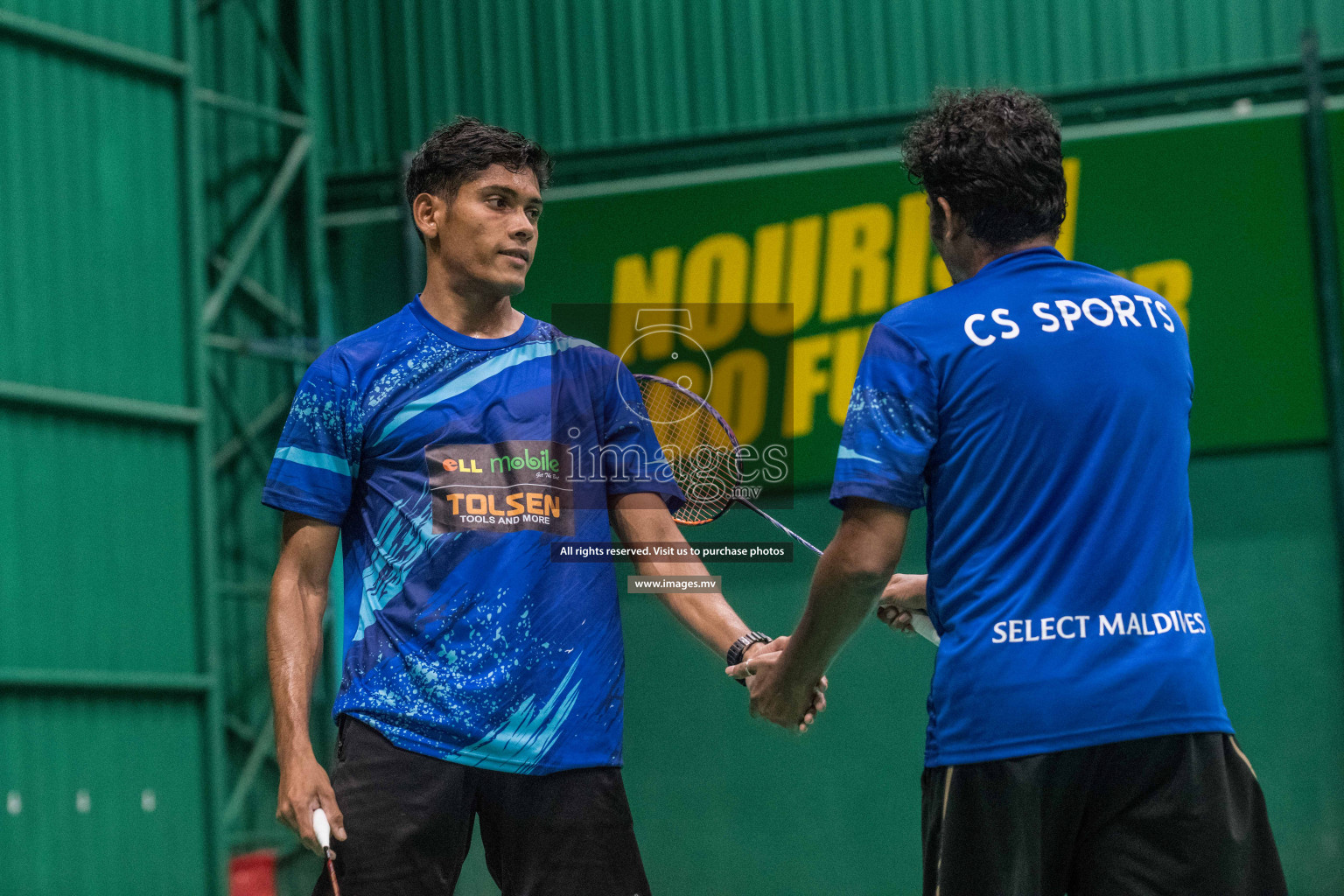 Final of Badminton association mixed group championship 2021 held in Male', Maldives Photos by Nausham Waheed