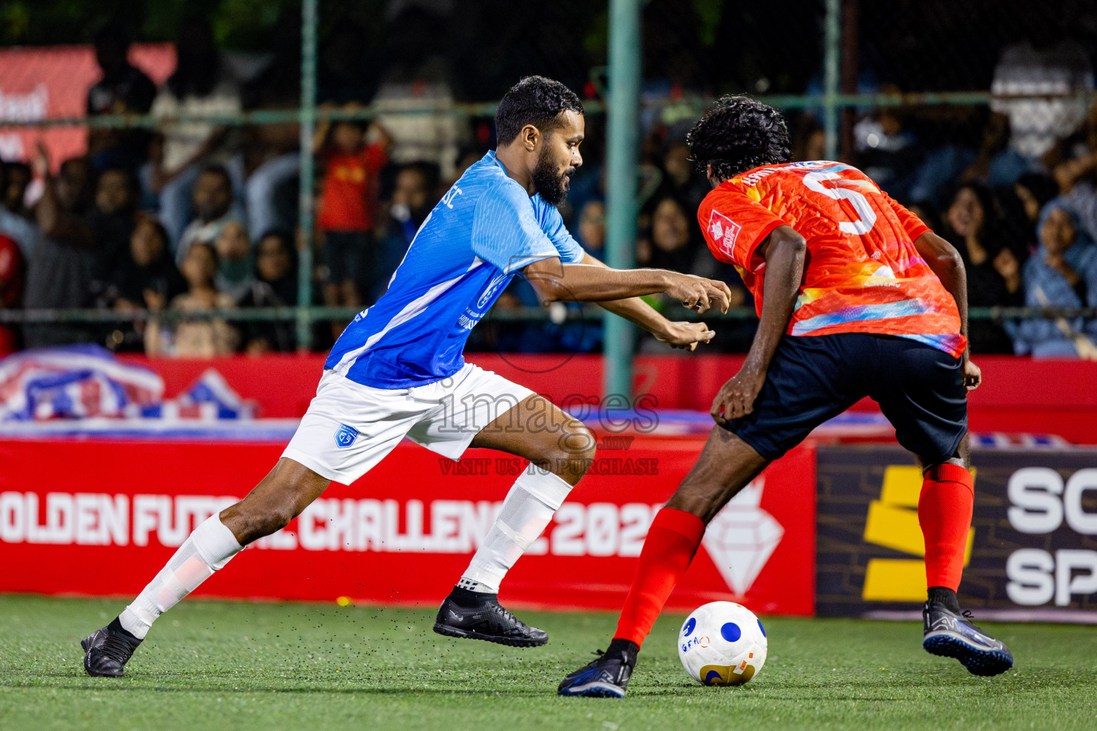 Sh Kanditheemu vs Sh Milandhoo in Day 11 of Golden Futsal Challenge 2025 was held on Wednesday, 15th January 2025, in Hulhumale', Maldives Photos: Nausham Waheed / images.mv