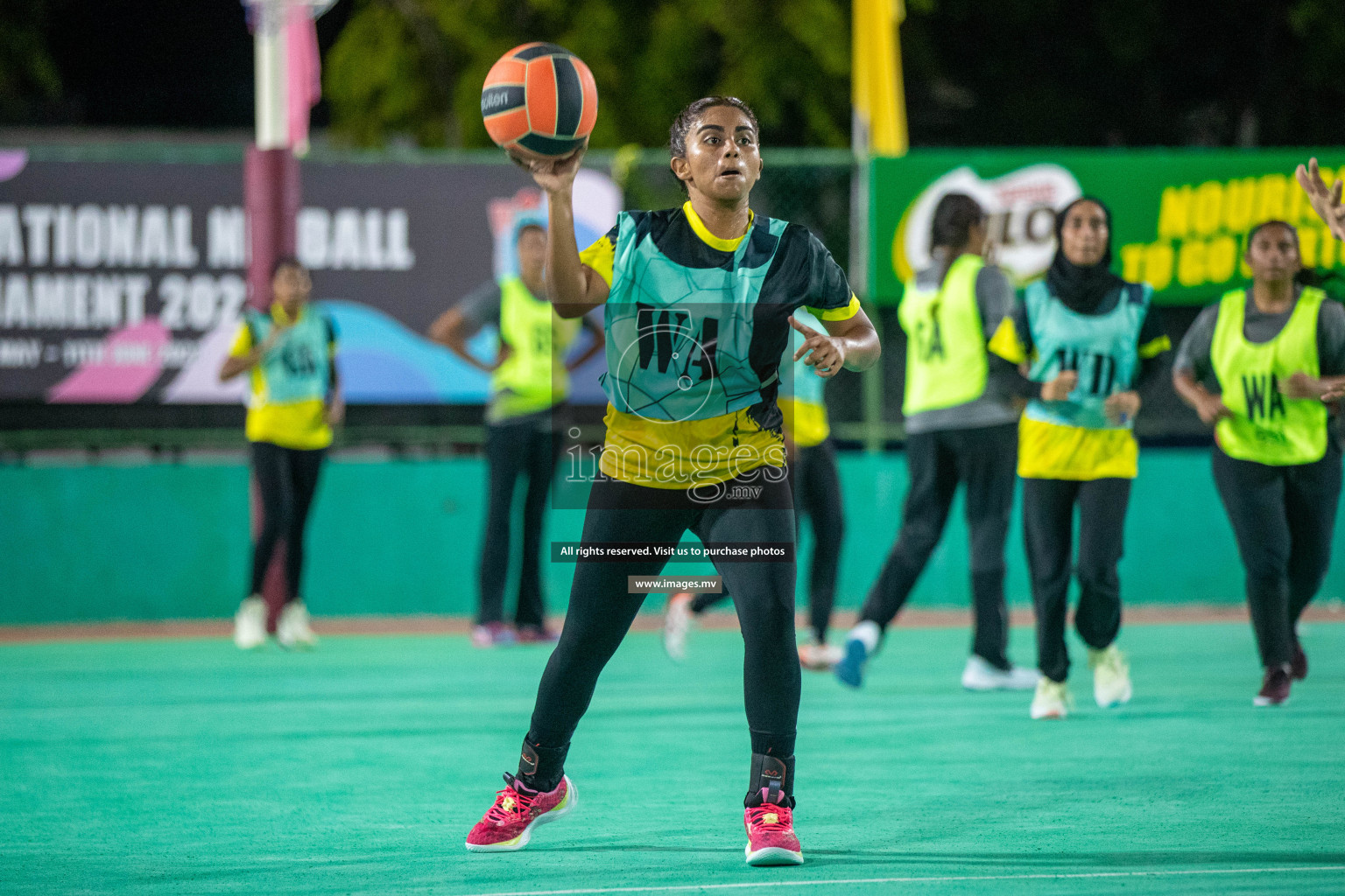 Final of 20th Milo National Netball Tournament 2023, held in Synthetic Netball Court, Male', Maldives on 11th June 2023 Photos: Nausham Waheed/ Images.mv