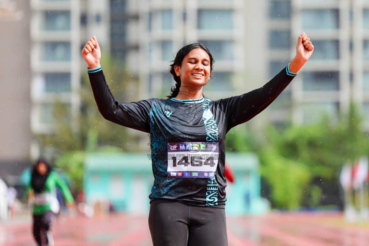 Day 1 of MWSC Interschool Athletics Championships 2024 held in Hulhumale Running Track, Hulhumale, Maldives on Saturday, 9th November 2024. 
Photos by: Ismail Thoriq, Hassan Simah / Images.mv