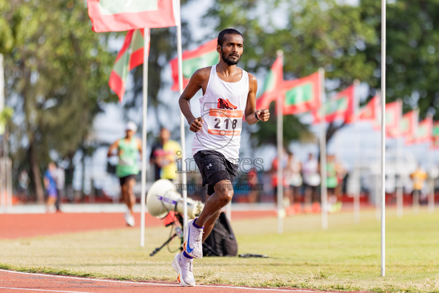 Day 1 of National Athletics Championship 2025 was held at Ekuveni Running Ground in Male', Maldives on Thursday, 14th August 2025. Photos: Areef Adam / images.mv