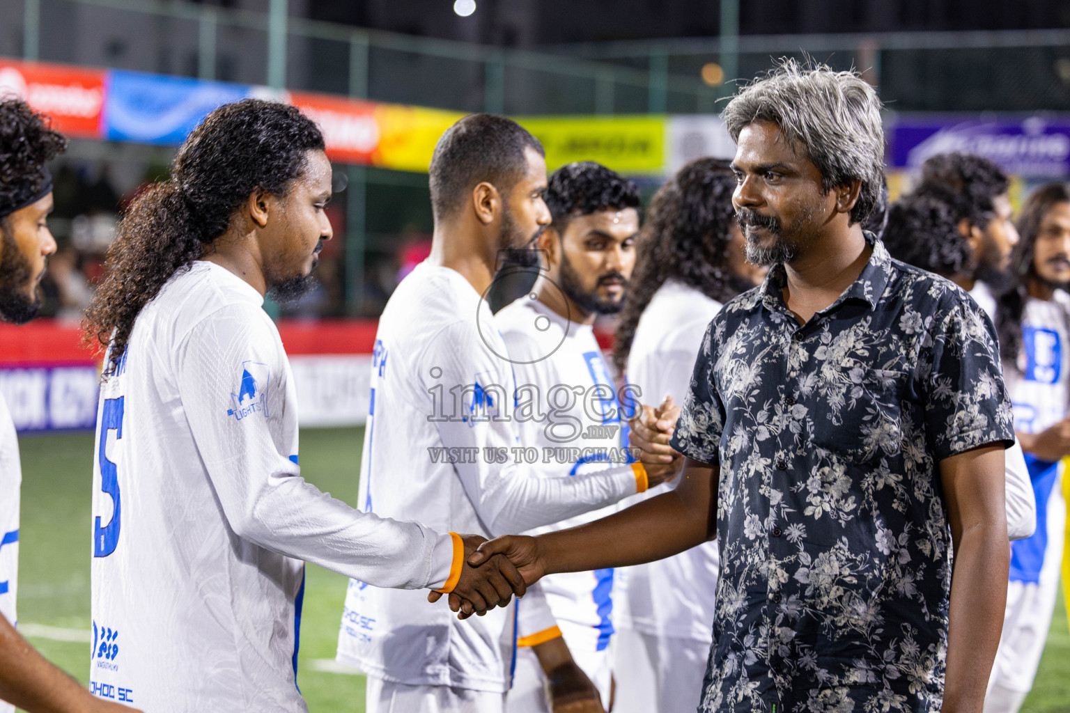 S Hithadhoo VS S MaradhooFeydhoo Atoll Round Semi-Final on Day 20 of Golden Futsal Challenge 2025 was held on Friday, 24 January 2025, in Hulhumale', Maldives. 
Photos: Hassan Simah / images.mv