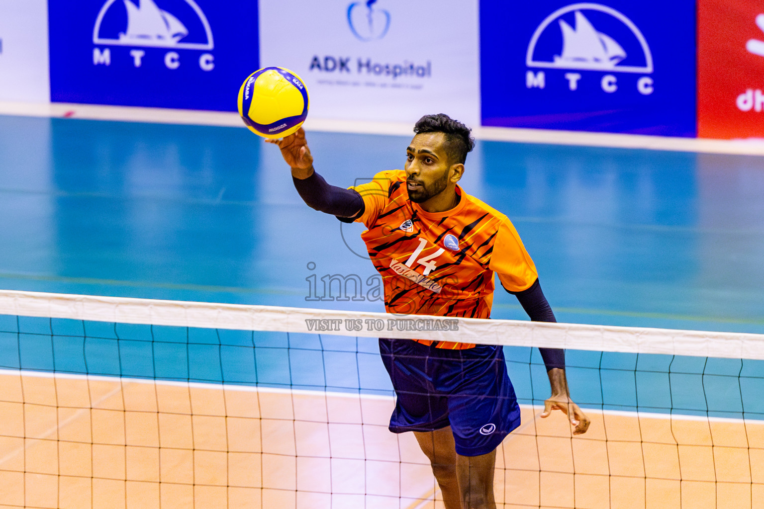 Day 1 of MILO VAM Cup 2024 Men's Division was held in Social Center Indoor Hall on Monday, 28th October 2024. Photos: Nausham Waheed / images.mv