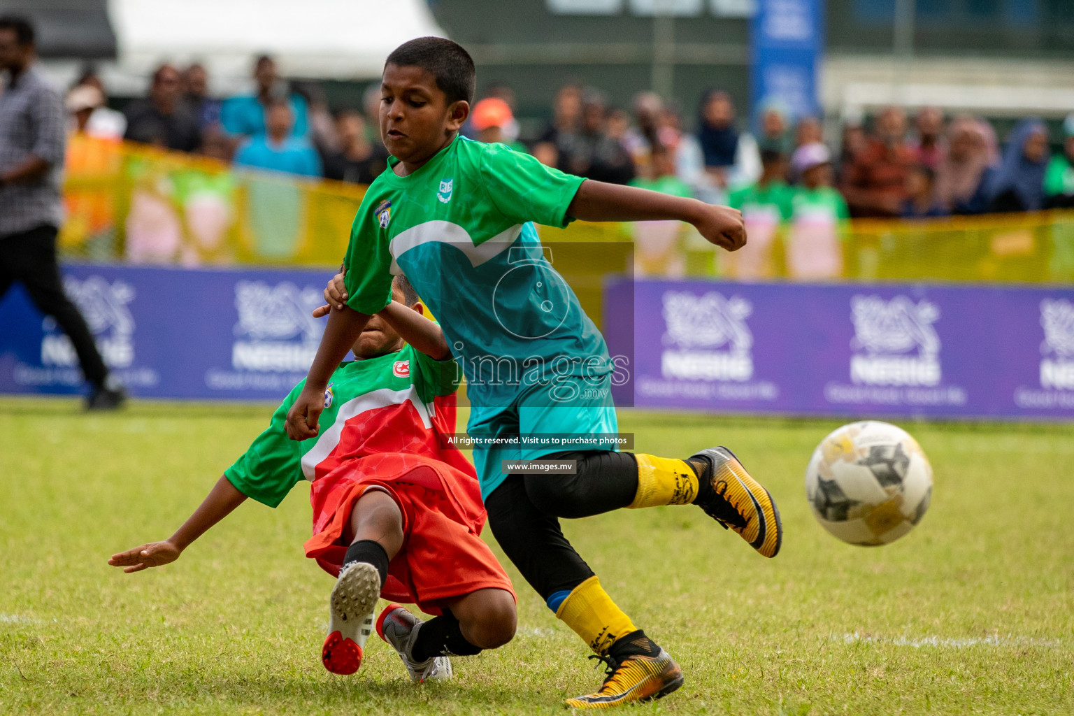 Day 4 of Milo Kids Football Fiesta 2022 was held in Male', Maldives on 22nd October 2022. Photos:Hassan Simah / images.mv