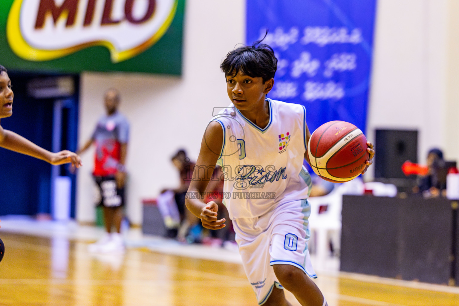 Iskandhar School vs Finland International School in Under 13 Boys Final of Junior Basketball Championship 2024 was held in Social Center, Male', Maldives on Sunday, 15th December 2024. Photos: Nausham Waheed / images.mv