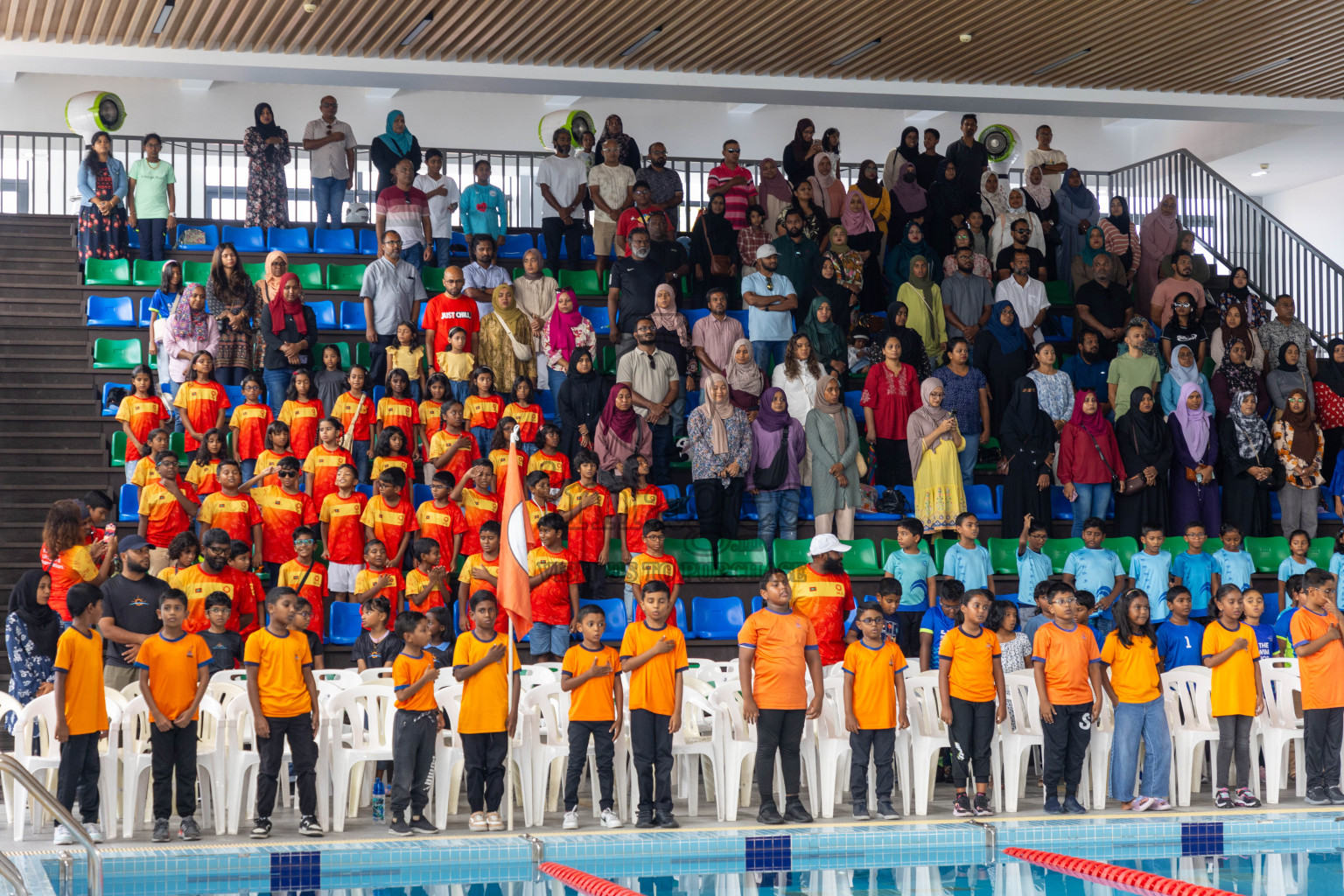 Closing of BML 5th National Swimming Kids Festival 2024 held in Hulhumale', Maldives on Saturday, 23rd November 2024.
Photos: Ismail Thoriq / images.mv