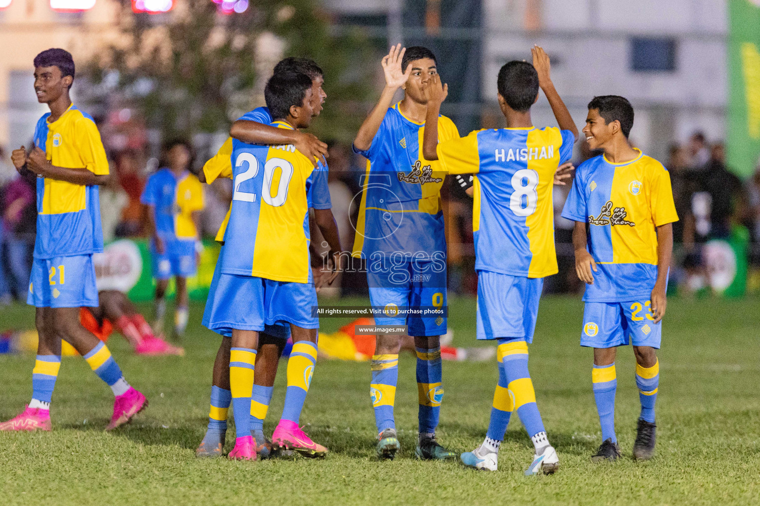 Day 1 of MILO Academy Championship 2023 (u14) was held in Henveyru Stadium Male', Maldives on 3rd November 2023. Photos: Nausham Waheed / images.mv