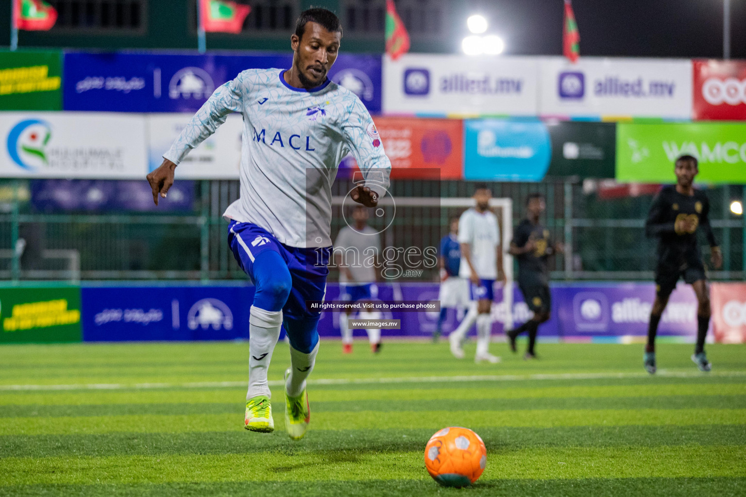 Prison Club vs MACL in the Quarter Finals of Club Maldives 2021 held at Hulhumale;, on 12th December 2021 Photos: Ismail Thoriq / images.mv