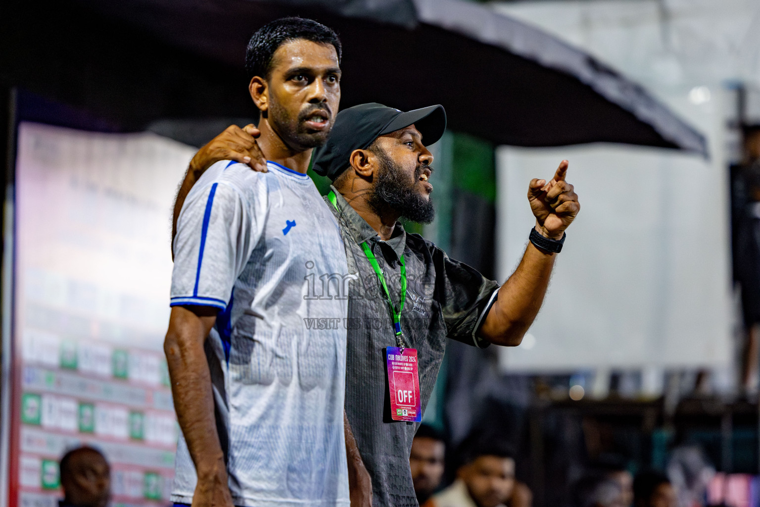 TEAM MMA vs CLUB 220 in the Semi-finals of Club Maldives Classic 2024 held in Rehendi Futsal Ground, Hulhumale', Maldives on Tuesday, 19th September 2024. 
Photos: Nausham Waheed / images.mv