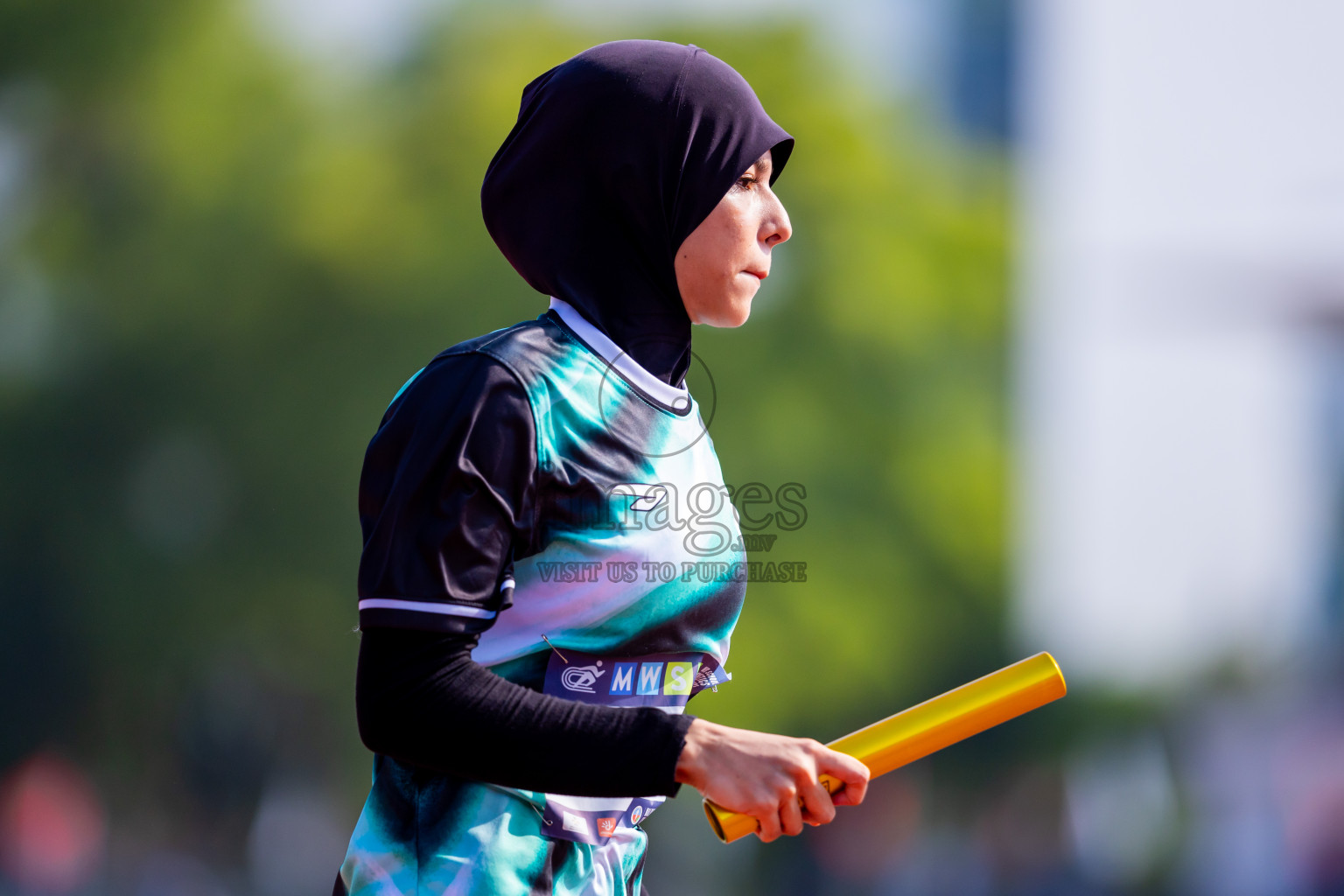 Day 6 of MWSC Interschool Athletics Championships 2024 held in Hulhumale Running Track, Hulhumale, Maldives on Thursday, 14th November 2024. Photos by: Nausham Waheed / Images.mv