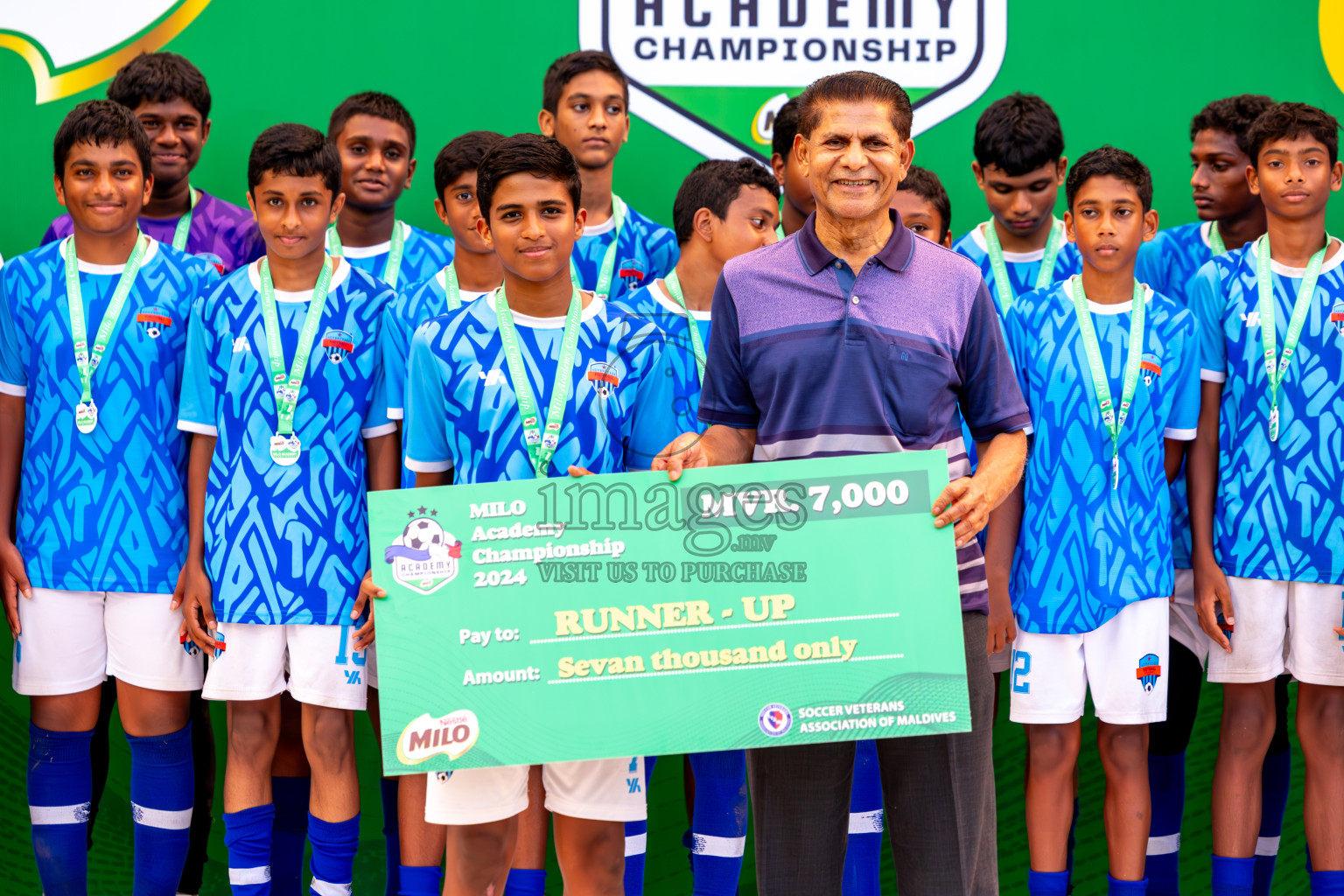 Day 4 of MILO Academy Championship 2024 (U-14) was held in Henveyru Stadium, Male', Maldives on Sunday, 3rd November 2024. Photos: Ismail Thoriq / Images.mv