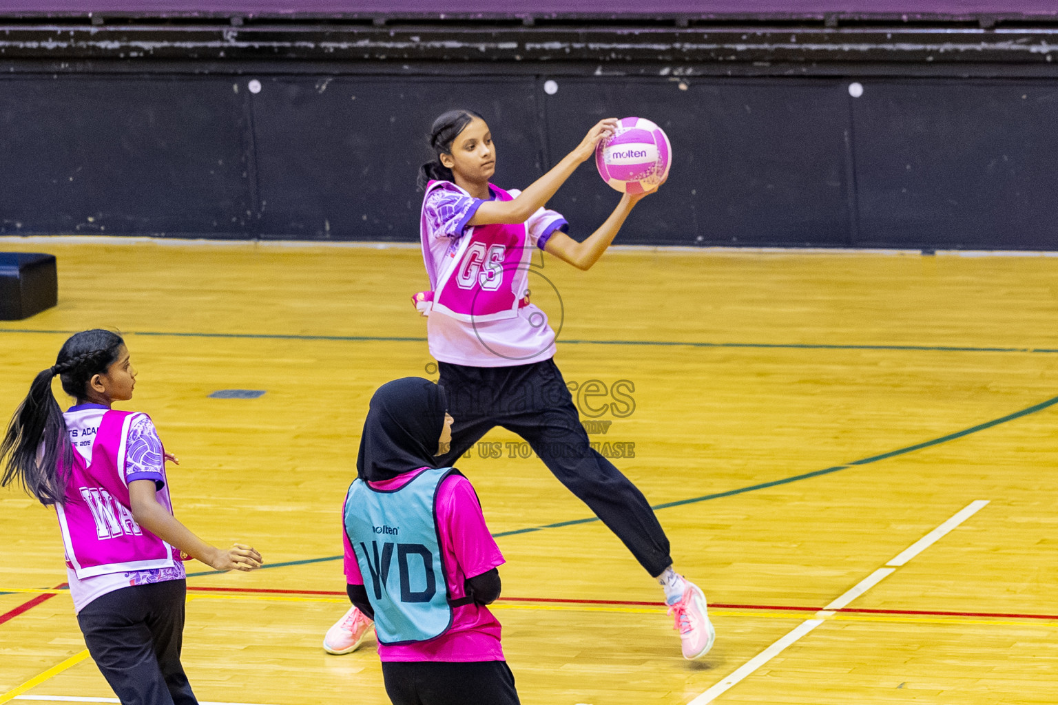 MV Netters vs N Sports A in Day 3 of 24th Milo Netball Association Championship held in Social Center at Male', Maldives on Wednesday, 3rd September 2025. Photos: Mohamed MahfoozMoosa / images.mv