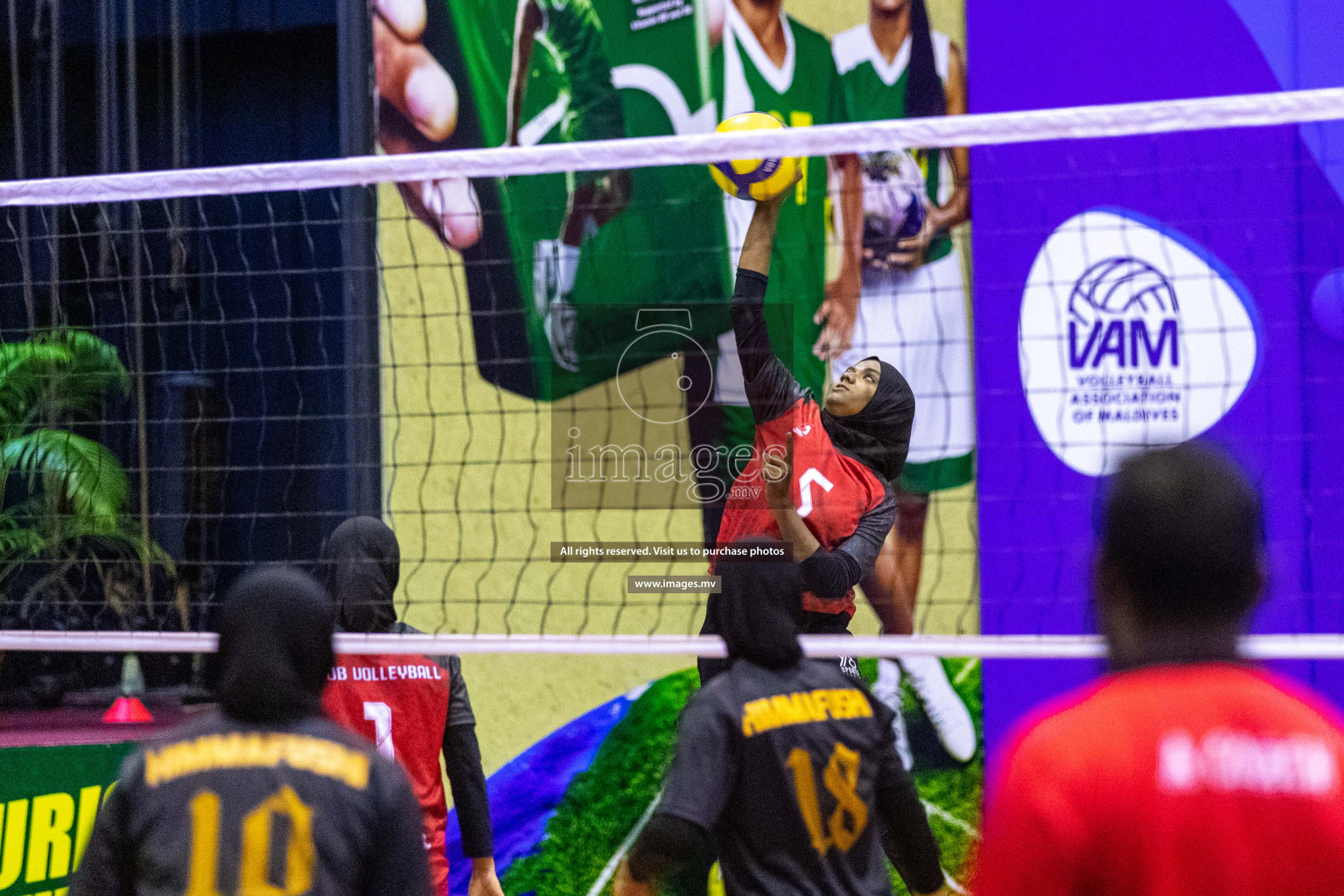 Volleyball Association Cup 2022-Women's Division-Match Day 4 was held in Male', Maldives on Friday, 27th May 2022 at Social Center Indoor Hall. Photos By: Ismail Thoriq/images.mv