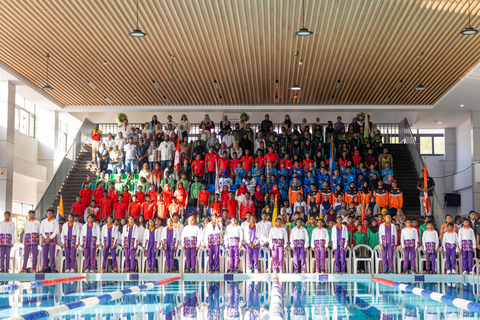 Closing ceremony of BML 20th Inter-School Swimming Competition was held in Hulhumale' Swimming Complex on Saturday, 19th October 2024. 
Photos: Ismail Thoriq