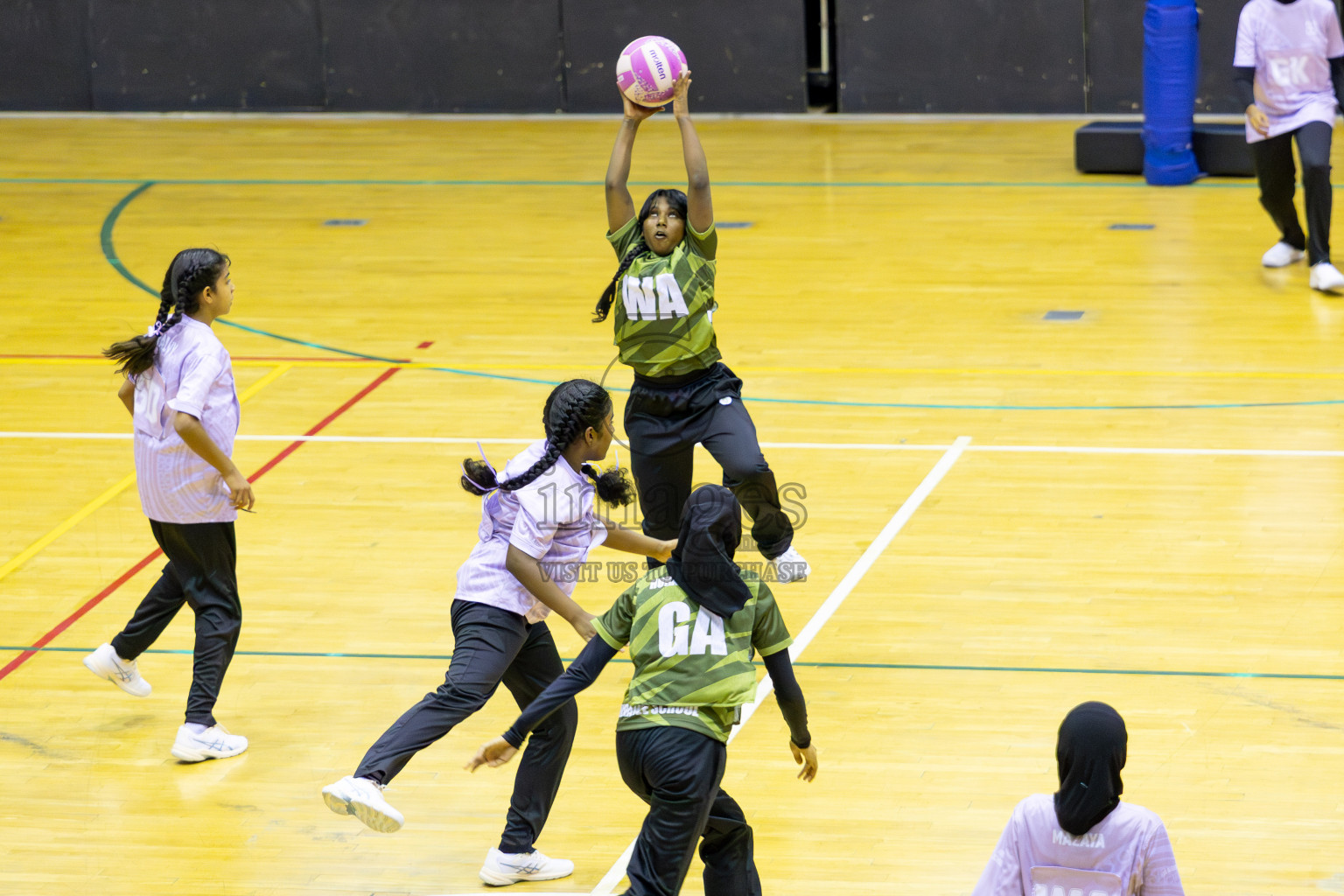 Day 15 of 26th Inter-School Netball Tournament 2025 was held in Social Center Indoor Hall on Thursday, 6th November 2025. Photos: Areef Adam / images.mv