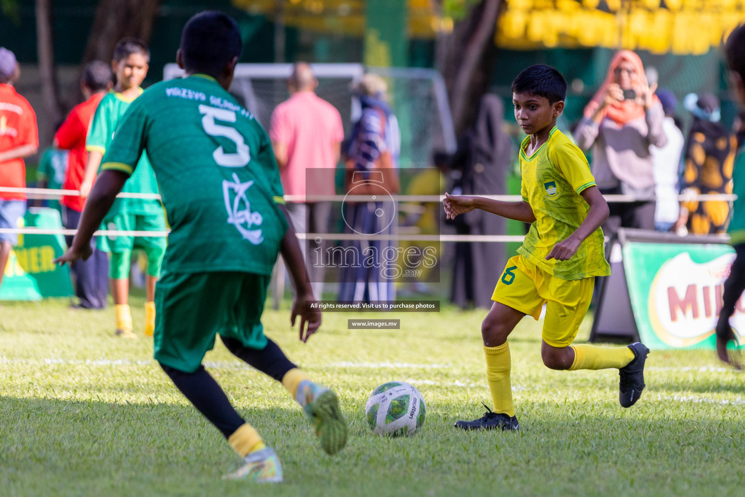 Day 1 of MILO Academy Championship 2023 (U12) was held in Henveiru Football Grounds, Male', Maldives, on Friday, 18th August 2023. 
Photos: Ismail Thoriq / images.mv