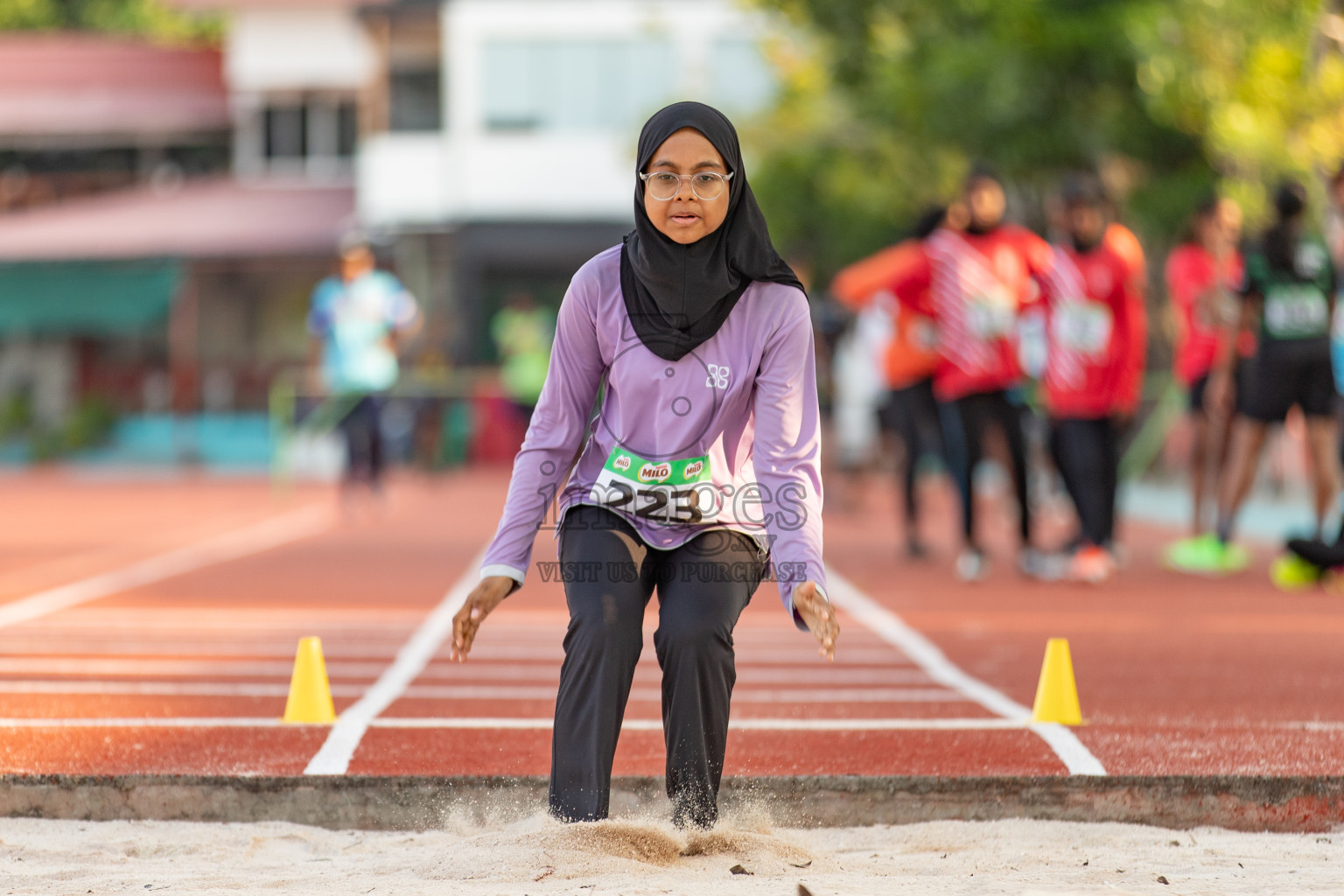 Day 4 of MILO Athletics Association Championship was held on Friday, 8th March 2024 in Male', Maldives. Photos: Hasna Hussain