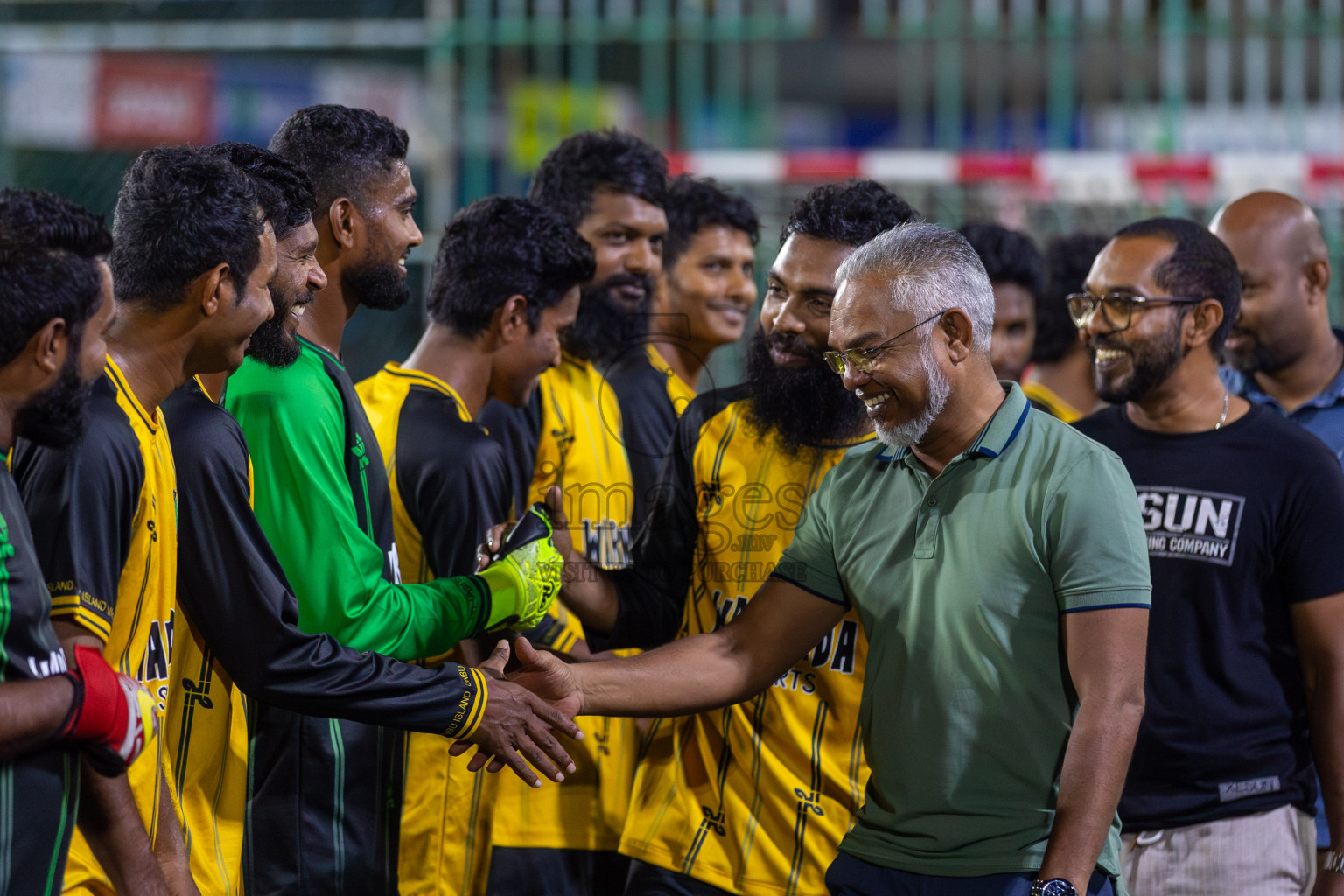 HA Vashafaru vs HA Hoarafushi in Day 5 of Golden Futsal Challenge 2024 was held on Friday, 19th January 2024, in Hulhumale', Maldives Photos: Mohamed Mahfooz Moosa / images.mv