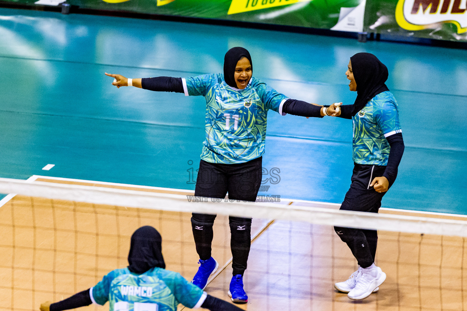 Final of Women's Division of Milo VAM Cup 2024 held in Male', Maldives on Saturday, 13th July 2024 at Social Center Indoor Hall Photos By: Nausham Waheed / images.mv