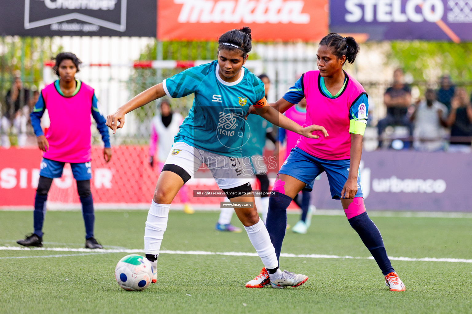 WAMCO vs MACL in 18/30 Futsal Fiesta Classic 2023 held in Hulhumale, Maldives, on Tuesday, 18th July 2023 Photos: Hassan Simah / images.mv