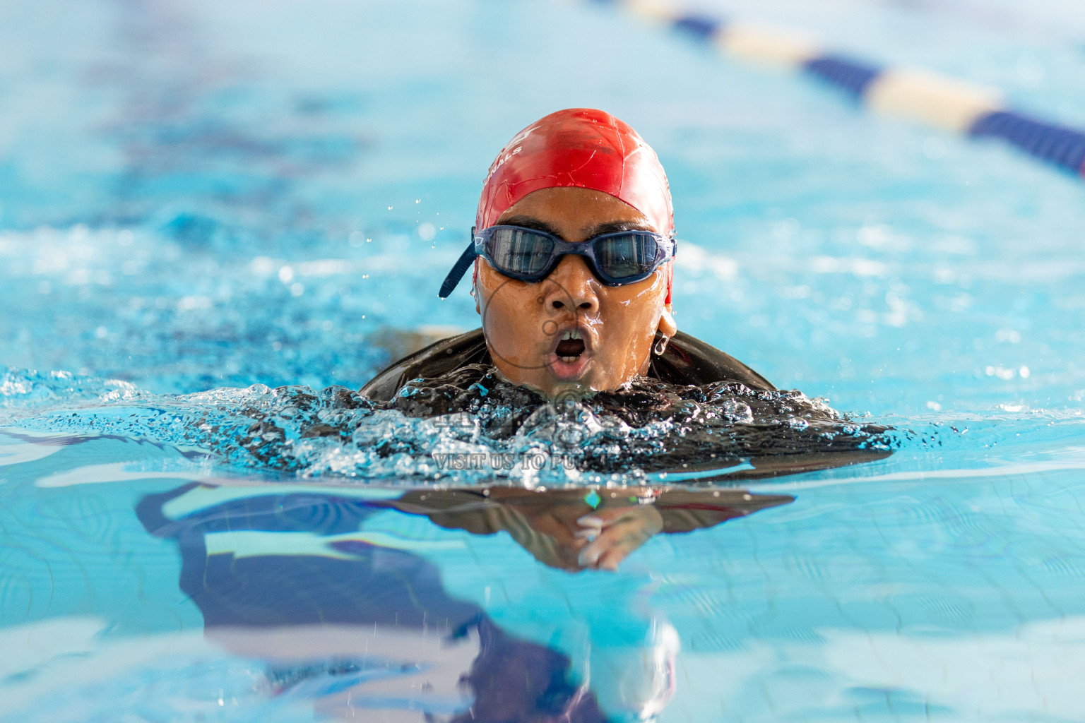 Day 6 of 4th National Kids Swimming Festival 2023 on 6th December 2023, held in Hulhumale', Maldives Photos: Nausham Waheed / Images.mv