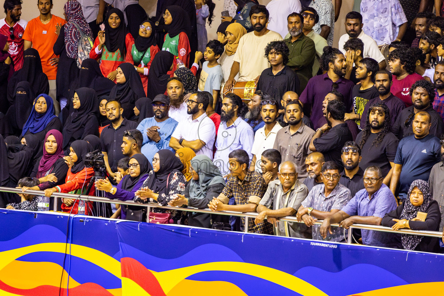 Finals of Interschool Volleyball Tournament 2024 was held in Social Center at Male', Maldives on Friday, 6th December 2024. Photos: Nausham Waheed / images.mv