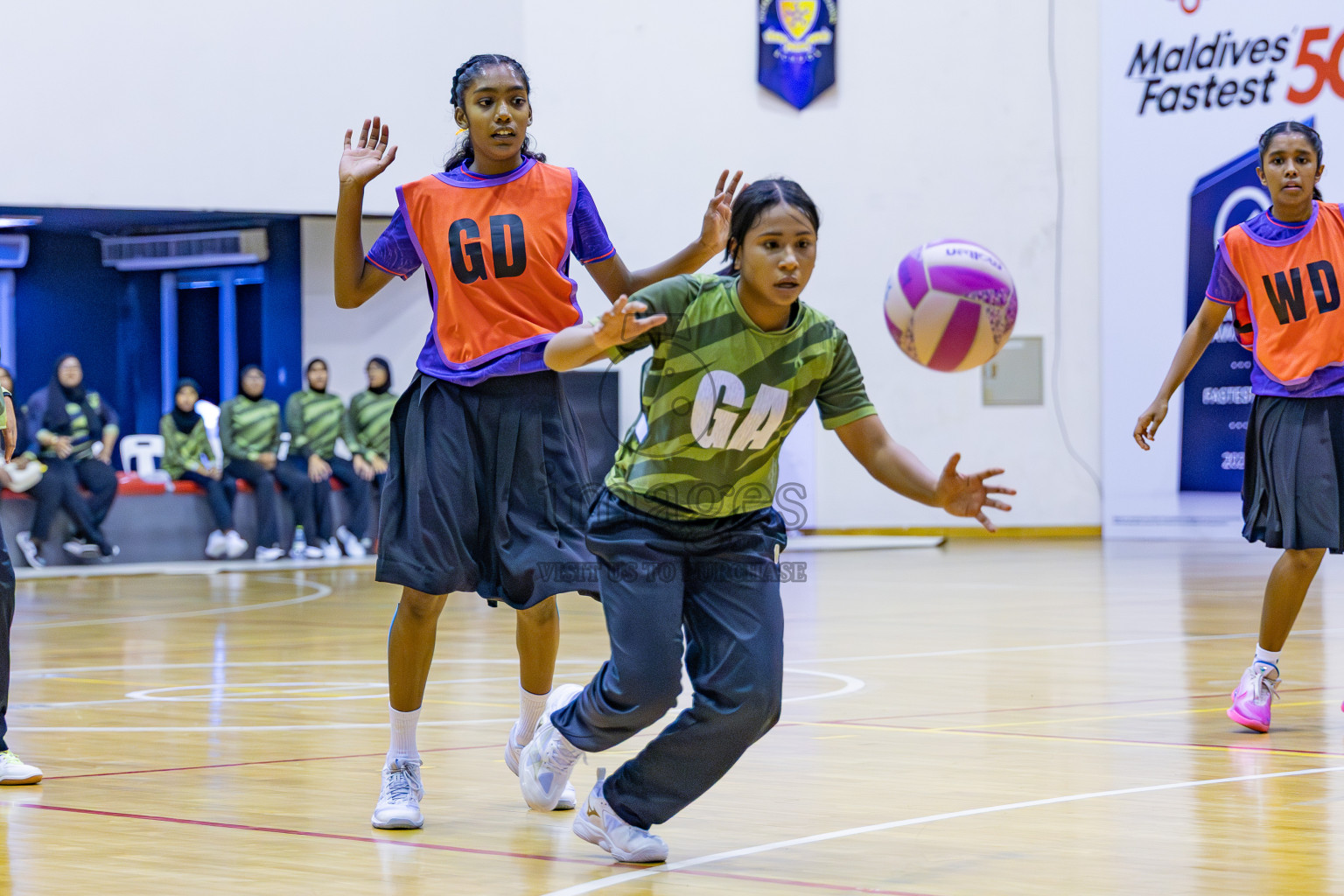 Finals of 26th Inter-School Netball Tournament 2025 was held in Social Center Indoor Hall on Saturday, 8th November 2025. Photos: Areef Adam / images.mv