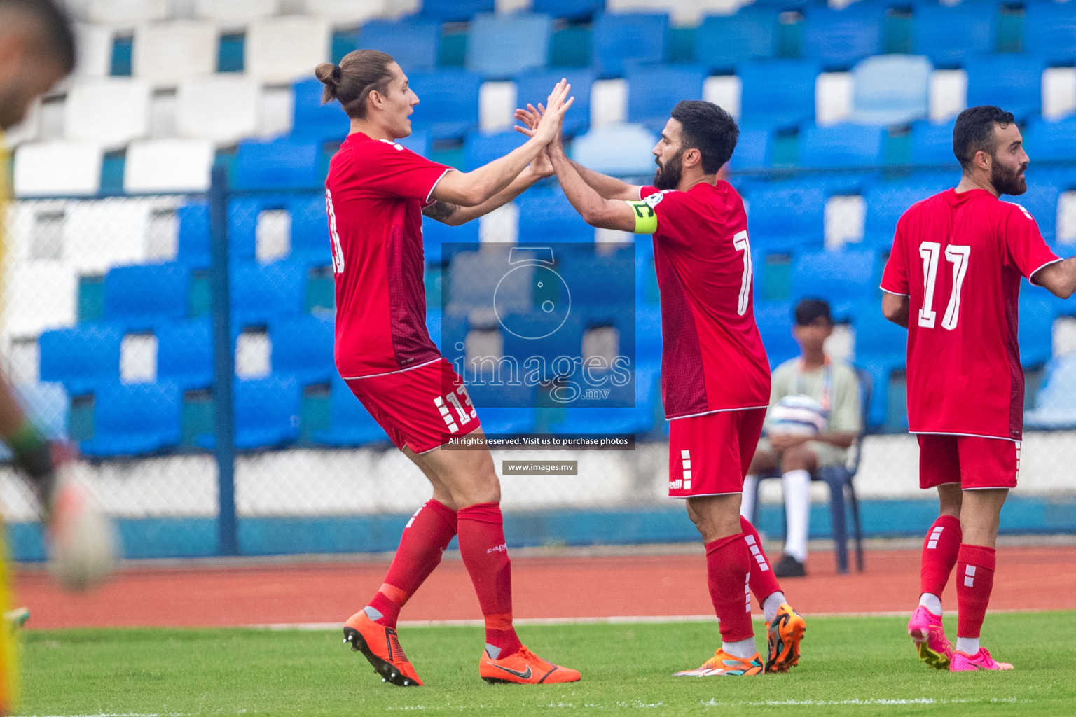 Lebanon vs Bangladesh in SAFF Championship 2023 held in Sree Kanteerava Stadium, Bengaluru, India, on Wednesday, 22nd June 2023. Photos: Nausham Waheed / images.mv