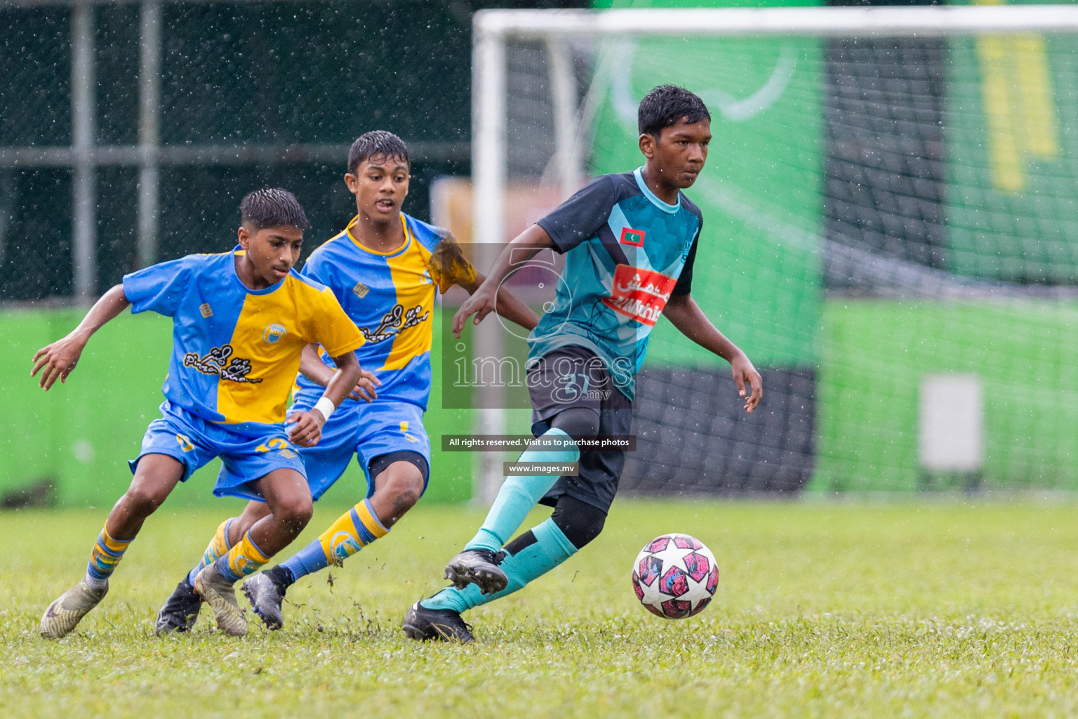 Day 2 of MILO Academy Championship 2023 (u14) was held in Henveyru Stadium Male', Maldives on 4th November 2023. Photos: Nausham Waheed / images.mv