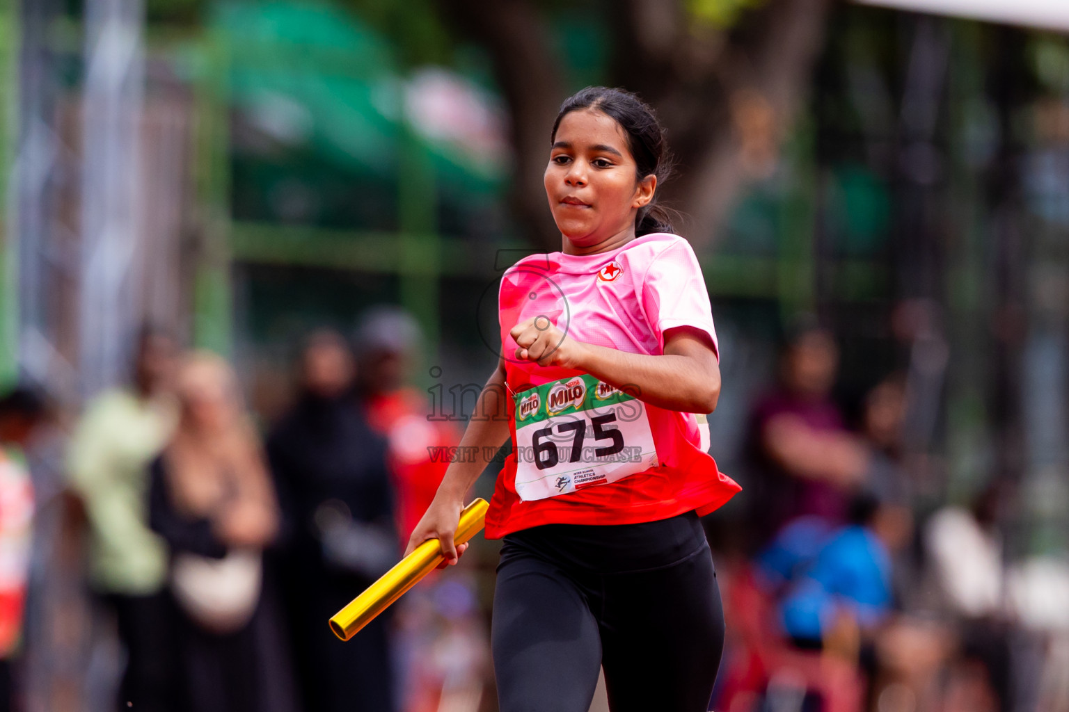 Day 6 of Inter-school Athletics Championship 2025 held in Ekuveni Synthetic Track, Male', Maldives on Sunday, 12th October 2025. Photos by: Nausham Waheed / Images.mv
