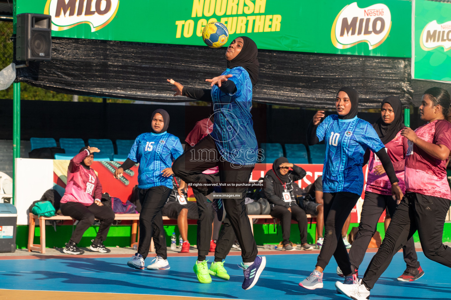 Day 10 of 6th MILO Handball Maldives Championship 2023, held in Handball ground, Male', Maldives on 29th May 2023 Photos: Nausham Waheed/ Images.mv