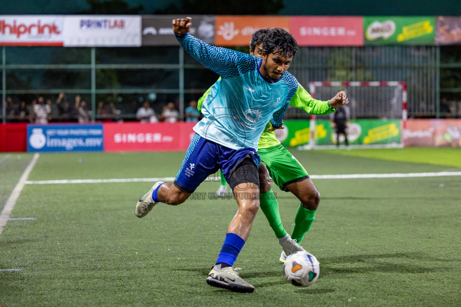 TEAM DJA VS TOURISM CLUB in Club Maldives Classic 2024 held in Rehendi Futsal Ground, Hulhumale', Maldives on Friday, 6th September 2024. 
Photos: Hassan Simah / images.mv