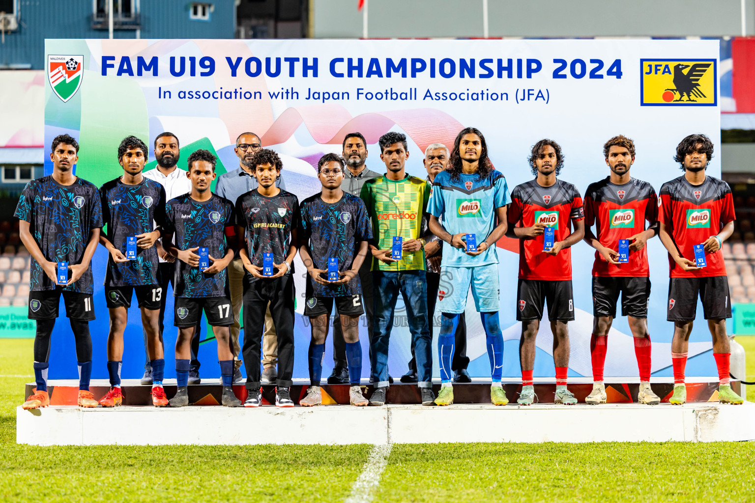 Super United Sports vs TC Sports Club in the Final of Under 19 Youth Championship 2024 was held at National Stadium in Male', Maldives on Monday, 1st July 2024. Photos: Nausham Waheed / images.mv